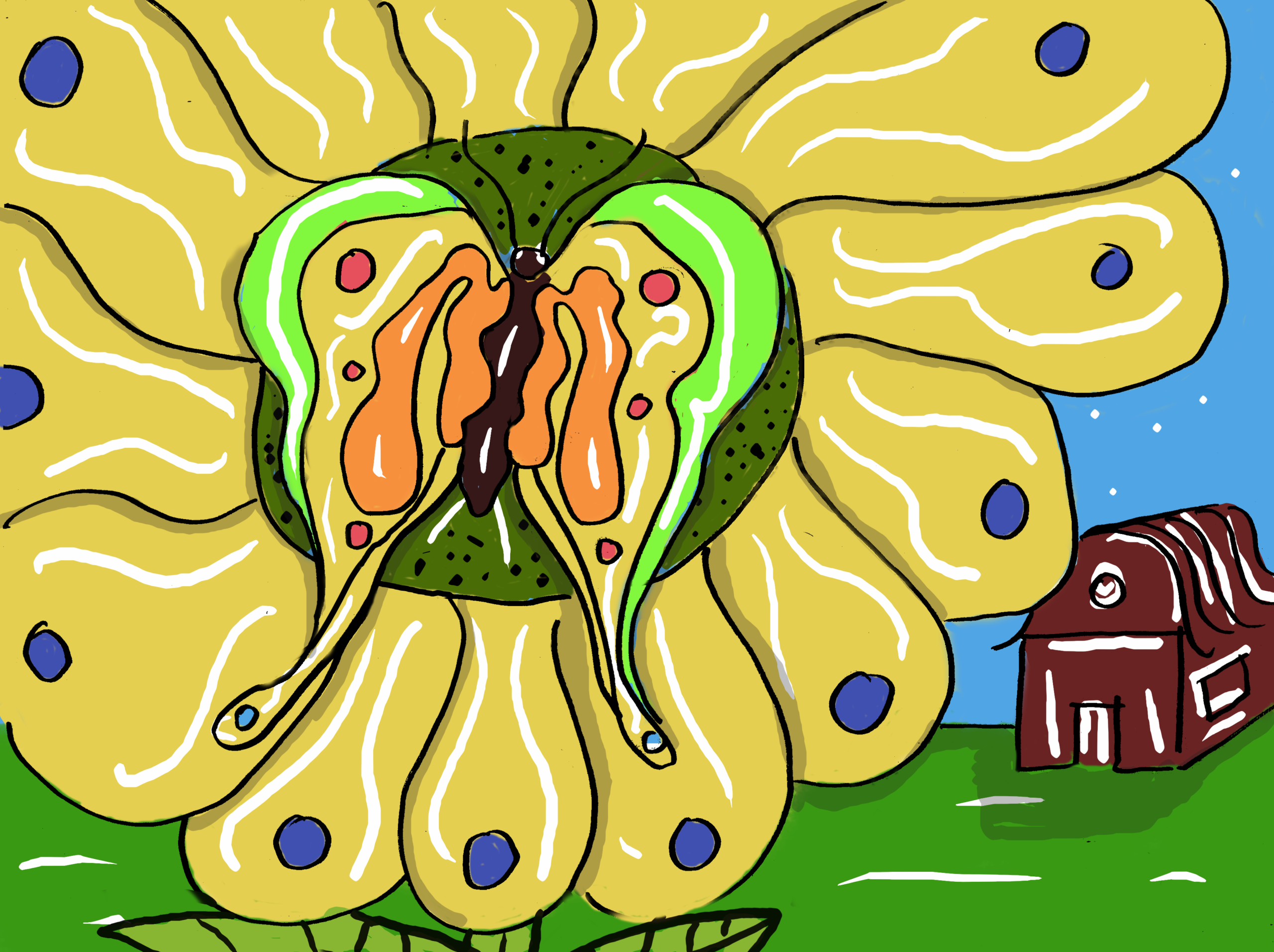 Butterfly on the Homestead